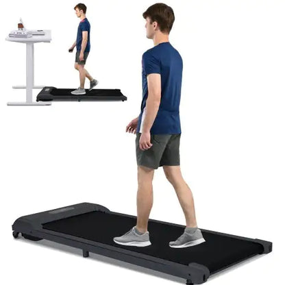 2 In 1 Under Desk Electric Treadmill